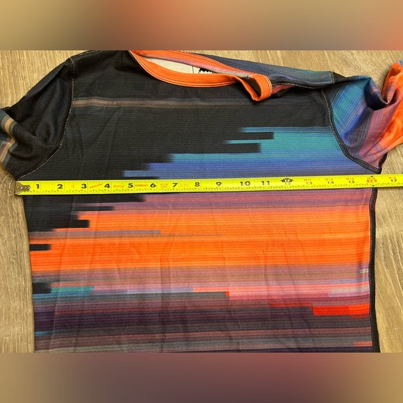 Burton Base Layer Midweight Crew - Coral Flynn Glitch XS - Picture 7 of 11